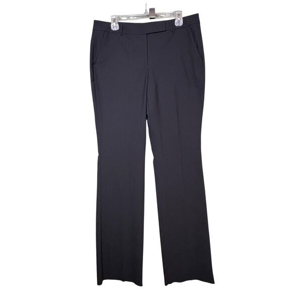 Lands End Pants Womens 12 Black Wool Blend Lined Flare Work Dress Career USA - Picture 13 of 13